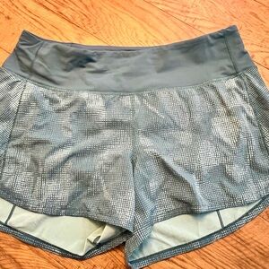 Lululemon Athletica Green 4” Speed Up Athletic Shorts